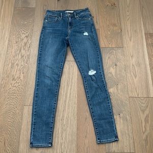 Levi’s 721 skinny high rise jeans